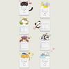 Cartoon Cute Animal Combination Switch Bedroom Living Room Home Decoration Switch Sticker