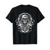 Gothic Aesthetic Skeleton Grunge Occult Y2k Goth Halloween T Shirt Vintage Designer Clothes Soft Slightly Versatile