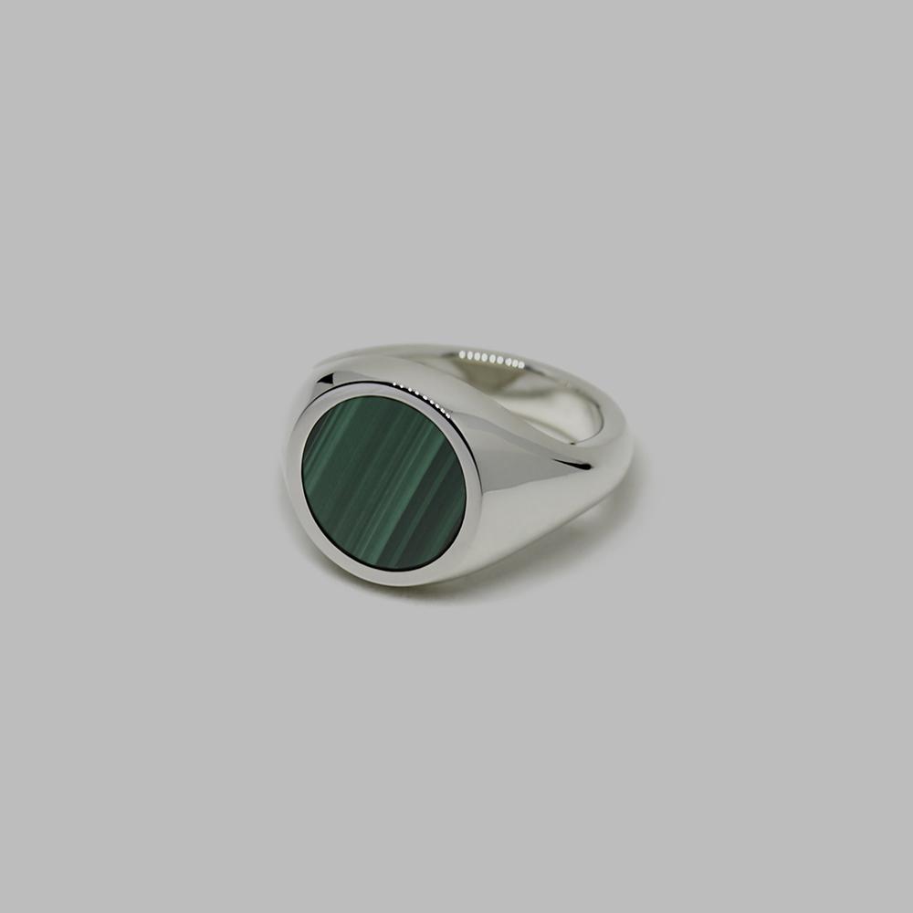 Dood Stone Round Signet Ring (Type A)