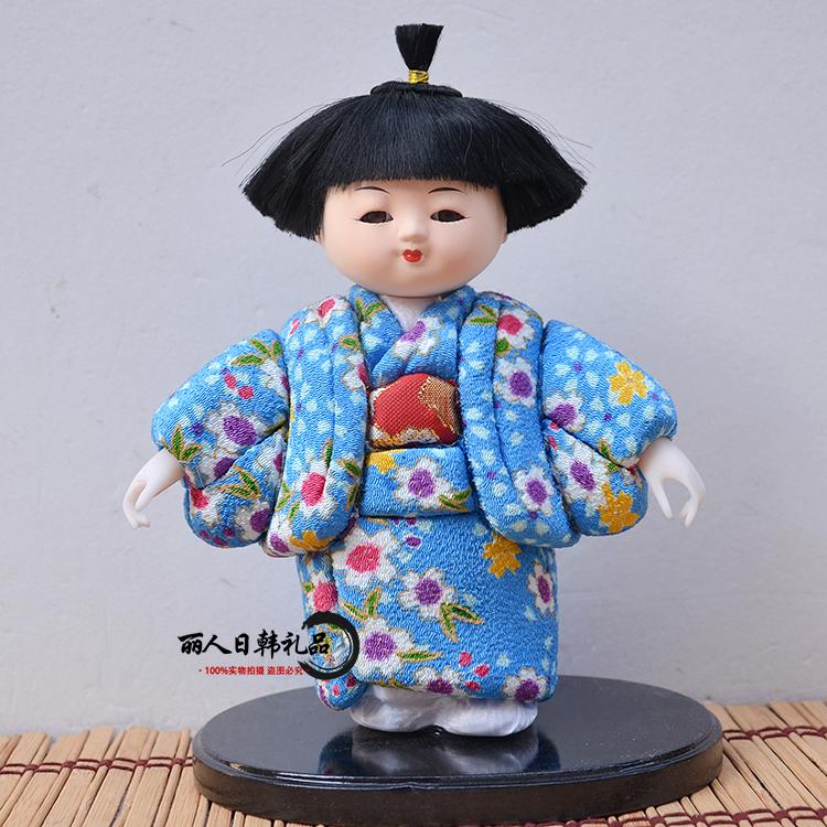 Retro Japanese geisha Doll Action figures Kimono Statue Figurines Ornaments for Home Room Hotel Desk Cabinets Decor Crafts Gift