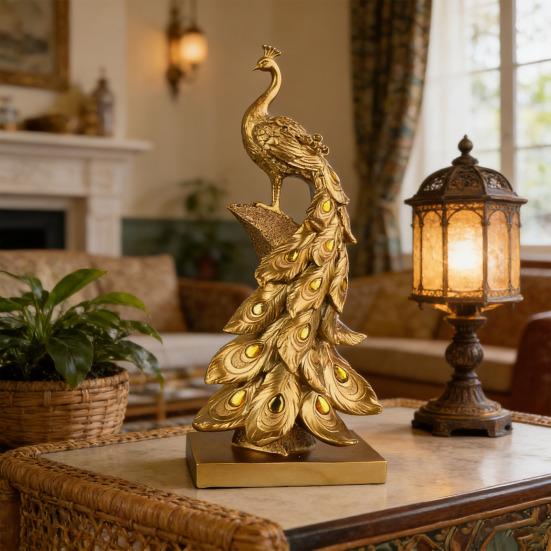 Ornament Resin Sculpture Decorative Figurine Garden Decor Home Office Artistic Tabletop Accent