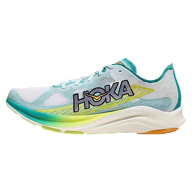 HOKA One One Cielo Rd Mesh Cushioning Non-Slip Durable Low-Top Running Shoes Unisex Sneaker White Blue 143490-WCRM