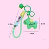 New Resin Love Pony Keychain Female Bag Pendant Car Keychain Bag Small Pendant