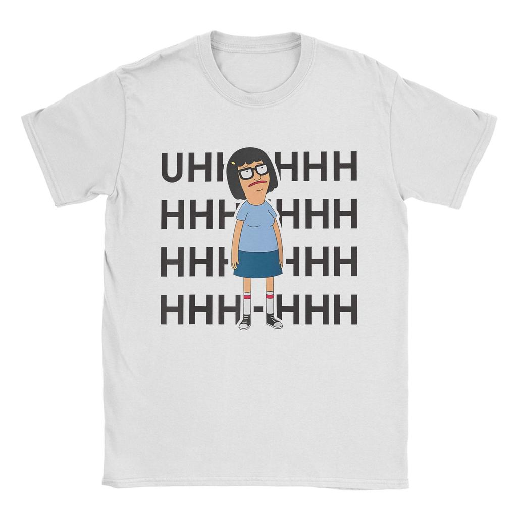 Bobs Burgers Family Shot & Teddy Logo  Tshirts Men Cotton Clothing Casual  Crewneck Short Sleeve