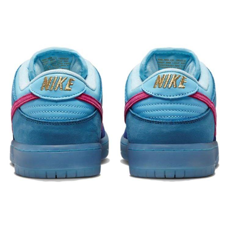 Run The Jewels X Nike Dunk Low SB 4/20 Unisex Sneakers Blue Deep-Royal-Blue Active-Pink DO9404-400