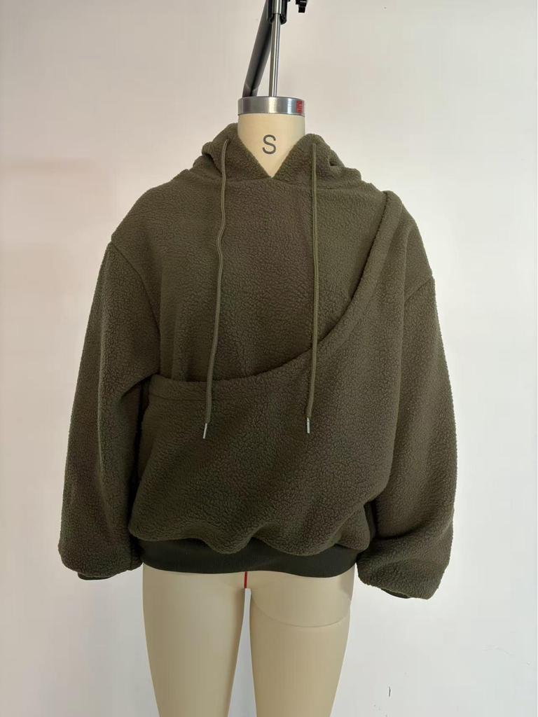 Nova Suéter com Capuz de Pelúcia Cor Sólida Outono/Inverno Estilo Europeu & Americano para Animais de Estimação