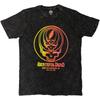 Men's Grateful Dead Concentric Skulls T-shirt Large Black