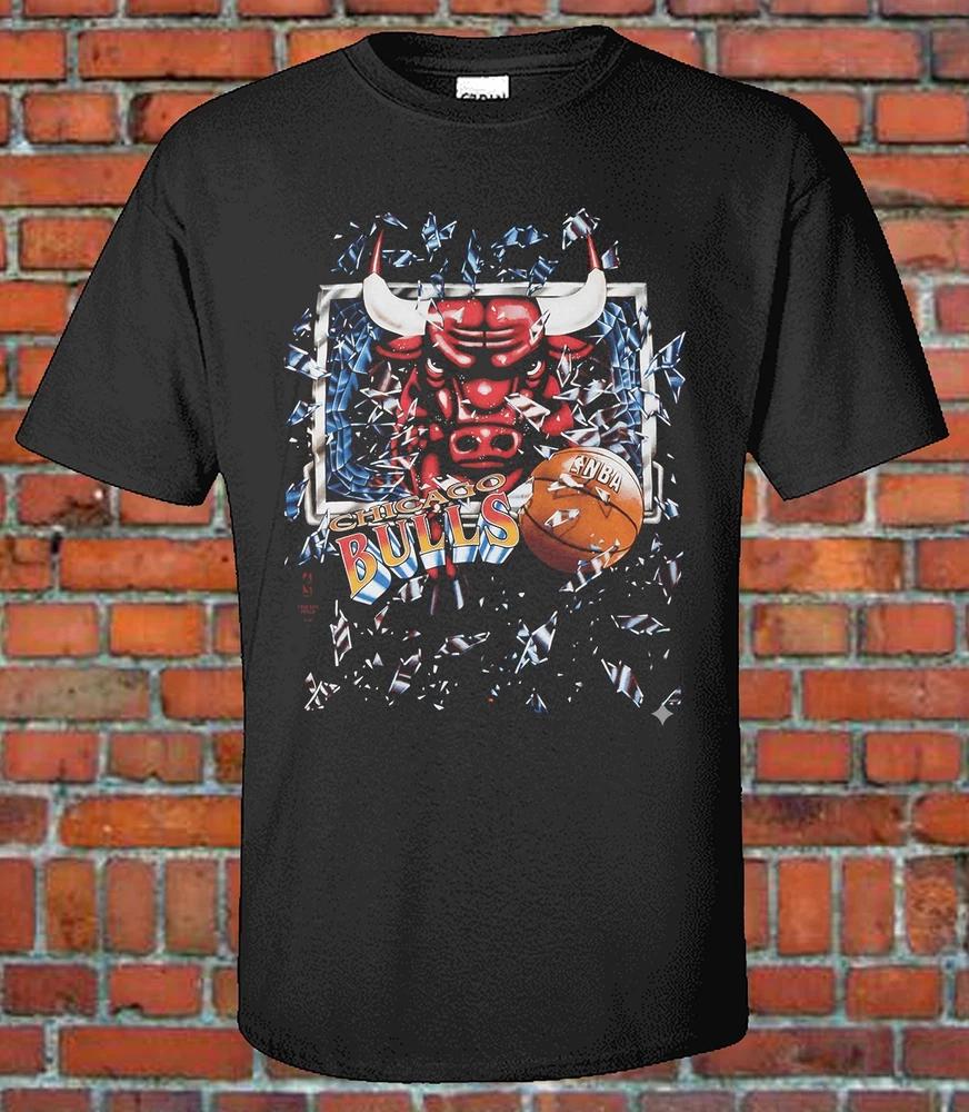 Bulls Shattered Backboard Graphic Tee S