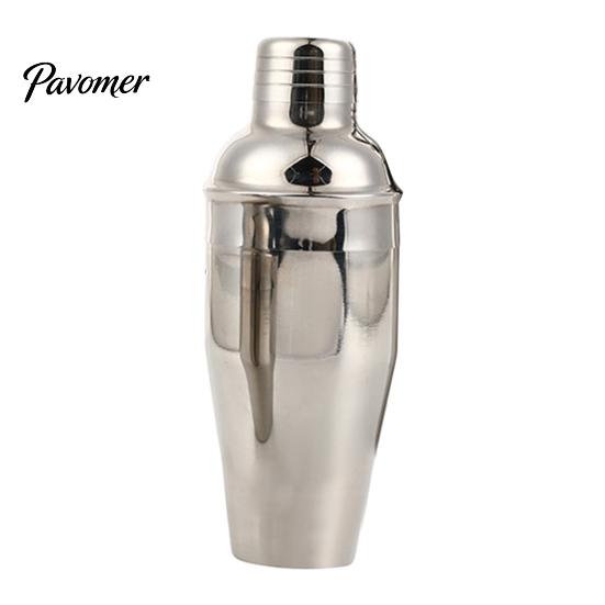 Home Bar Accessories Stainless Steel Cocktail Shaker Cup, Leak-Proof Martini Mirror Polished Three Piece Bartender Tool Easy Cleaning Mixer