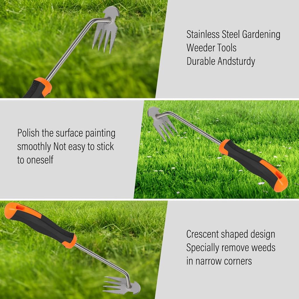 Weed Puller Tool,Portable Garden Weeder Tool,for Hand Weeder Puller for Vegetable Gardening Backyard Farm Planting ,Uprooting Weeding Tool