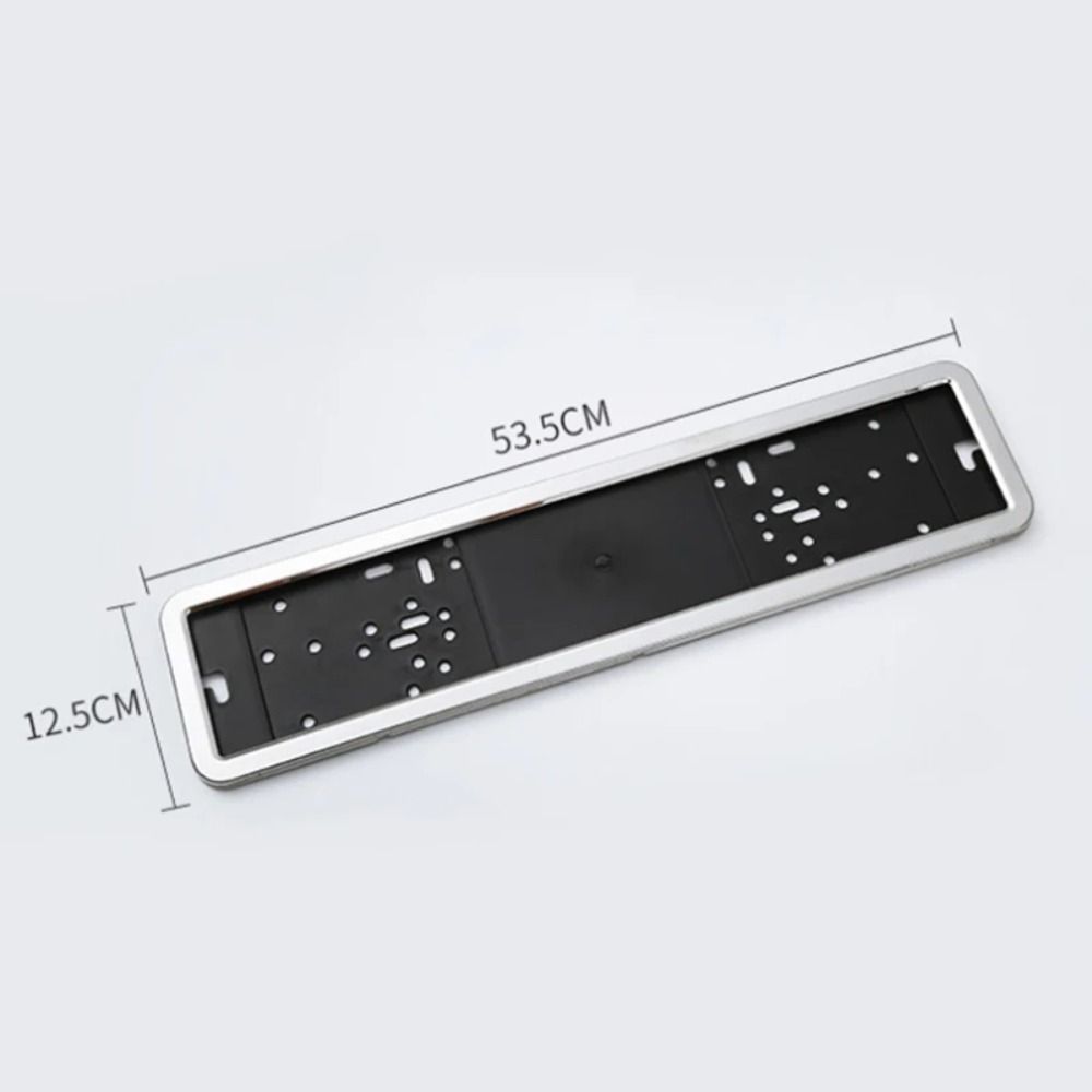 Stainless Steel Car License Number Plate Holder License Plate Frame  Vehicles Exterior Decoration