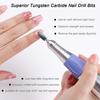 Ceramic Carbide Nail Drill Bits Rotate Electric Ceramic Milling Cutter For Manicure Pedicure Tools