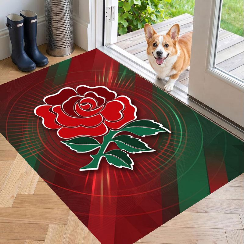 Soft Floor Carpet England Rugby Pattern Area Rug Decorative Mat For Home Room Decoration