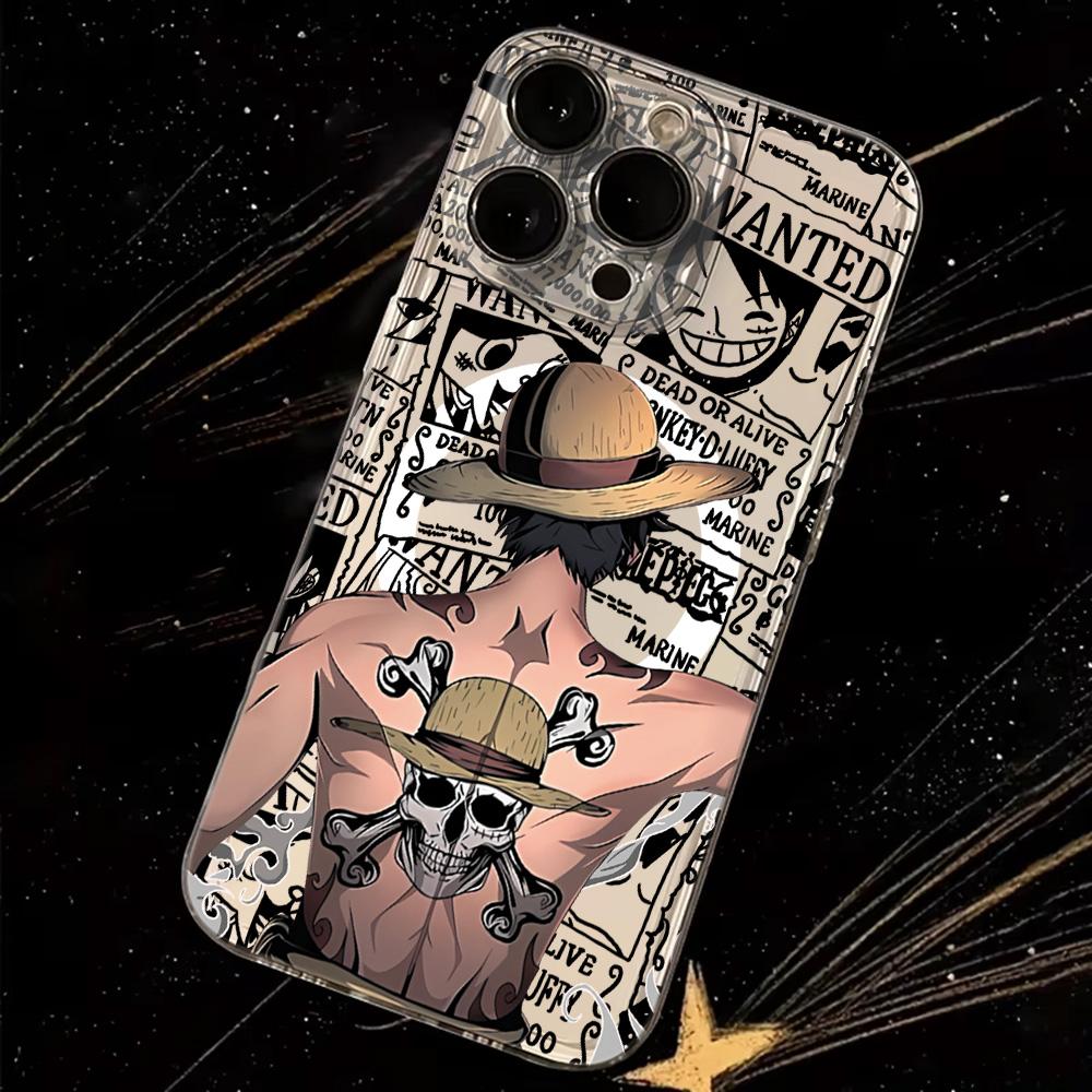 Anime Ones Pieces Luffys Magnetic Phone Case for Samsung Galaxy S25 S24 S23 S22 S21 S20 FE Edge Plus Ultra 5G Soft Clear TPU