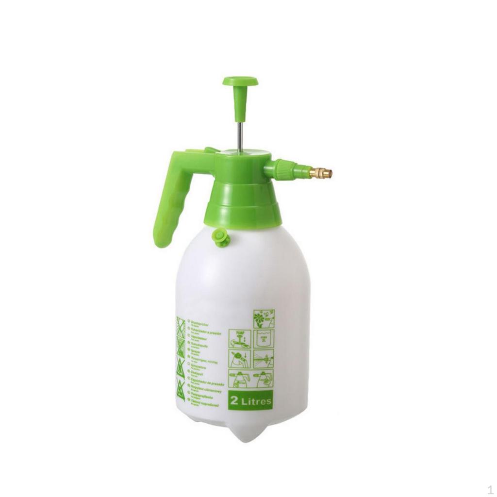 Handheld Pressure Sprayer Adjustable with Brass Nozzle Portable for Gardeners, Homeowners,