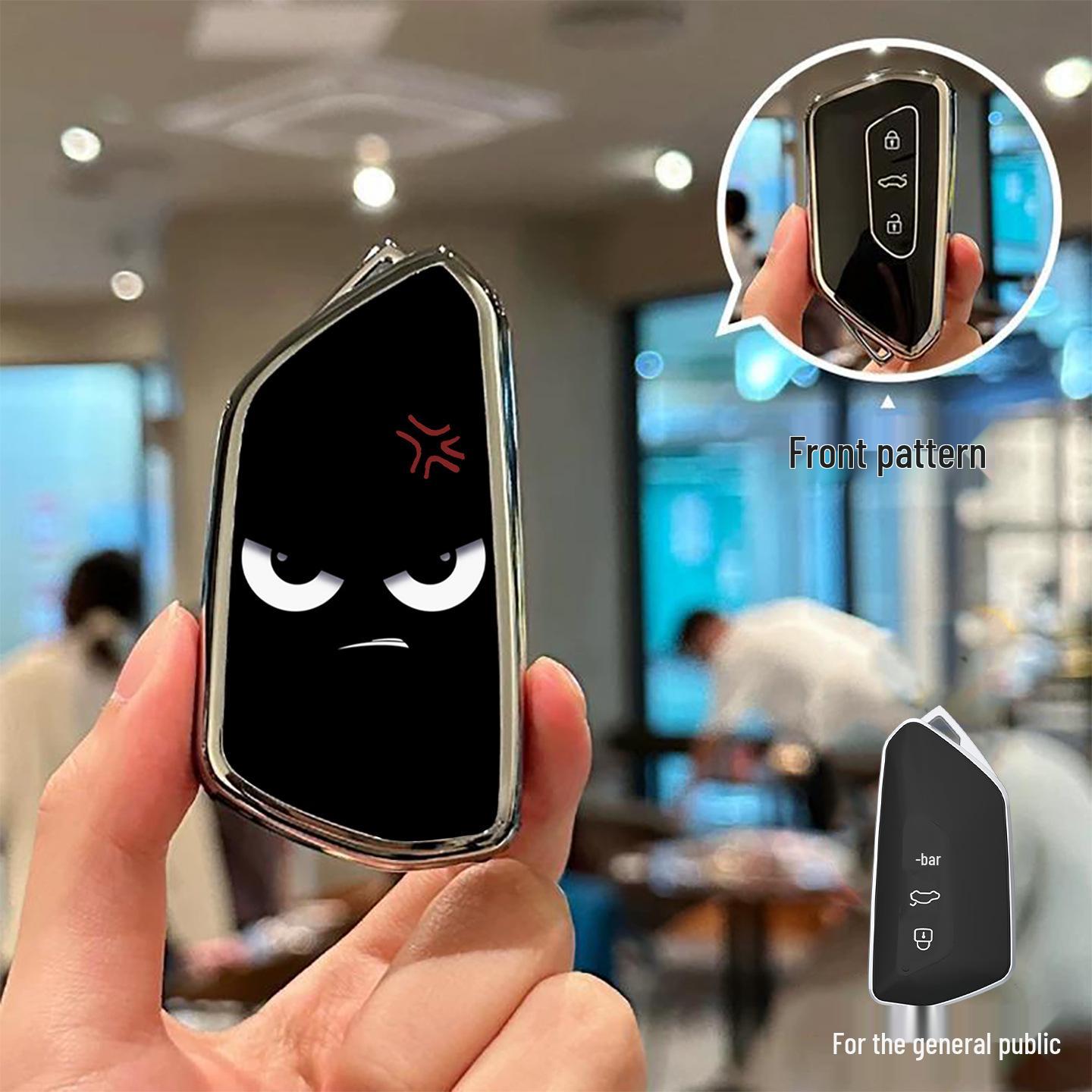 Volkswagen Key Case for Sagitar, Lavida, Bora, Tiguan L, Tayron, Polo, Lamando, and Golf