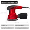 300W Handheld Electric Eccentric Sander 5 Inch 125mm Sanding Plate Electric Sander Wood Processing