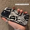 Personality Ghost Applies To Apple 15/14/13 Promax Mobile Phone Case 12/11/xr Straight Edge Xs Creative 7p Anti-drop