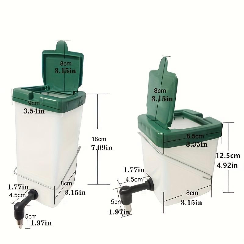 Distribuitor automat de apă portabil pentru animale de companie mici - 20,29 oz/33,81 oz, ideal pentru iepuri și altele, dozator de apă pentru iepure