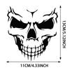 TOMALL 2pcs Skull Stickers Car Halloween Theme Scary Ghost Decal