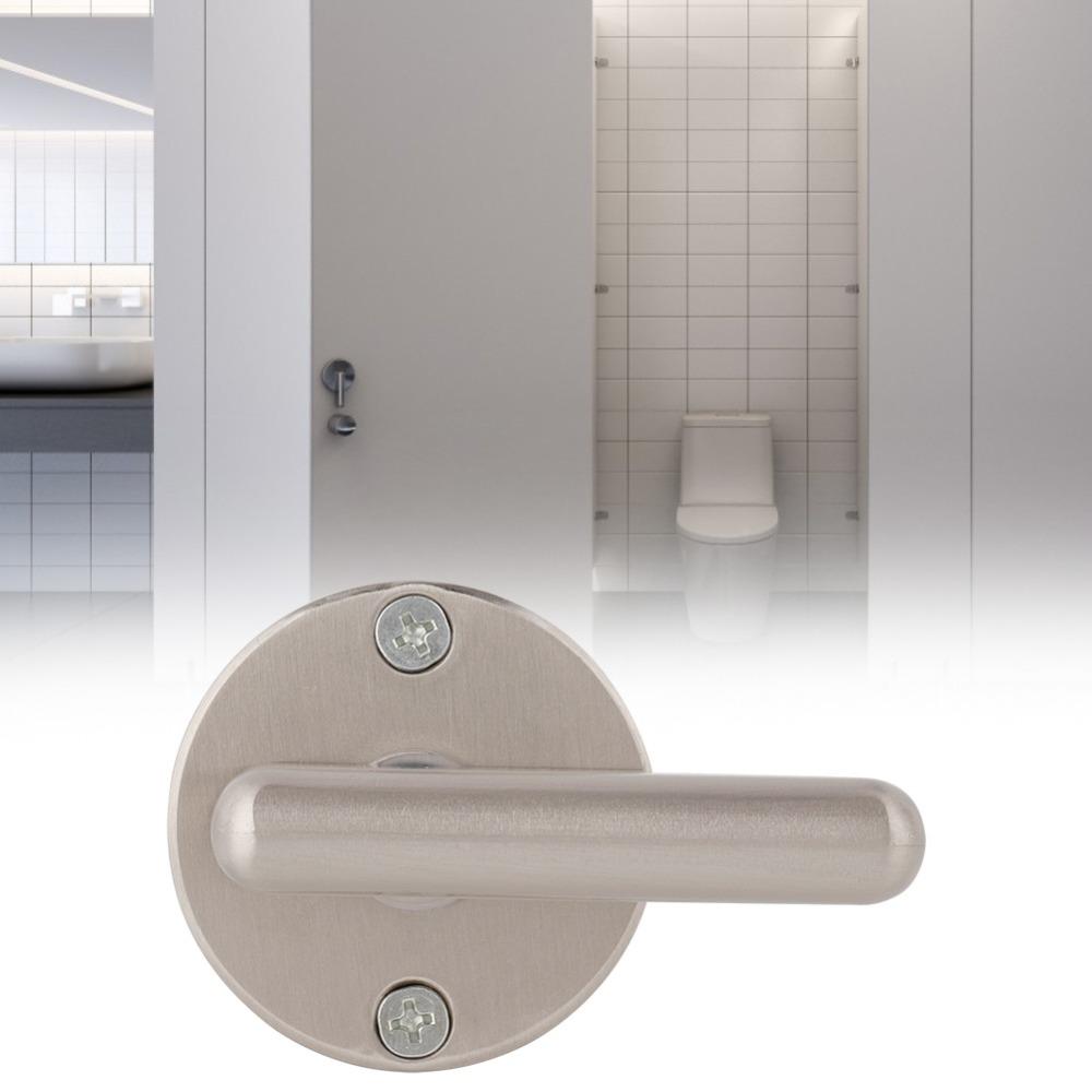 Screw Mount Bolt Latch Stainless Steel Bathroom Door Lock Indicating Privacy Door Lock  Commercial