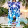 Naruto Beach Towel, Personalized Custom Name Text, Quick Dry Large Absorbent Towel For Beach Pool