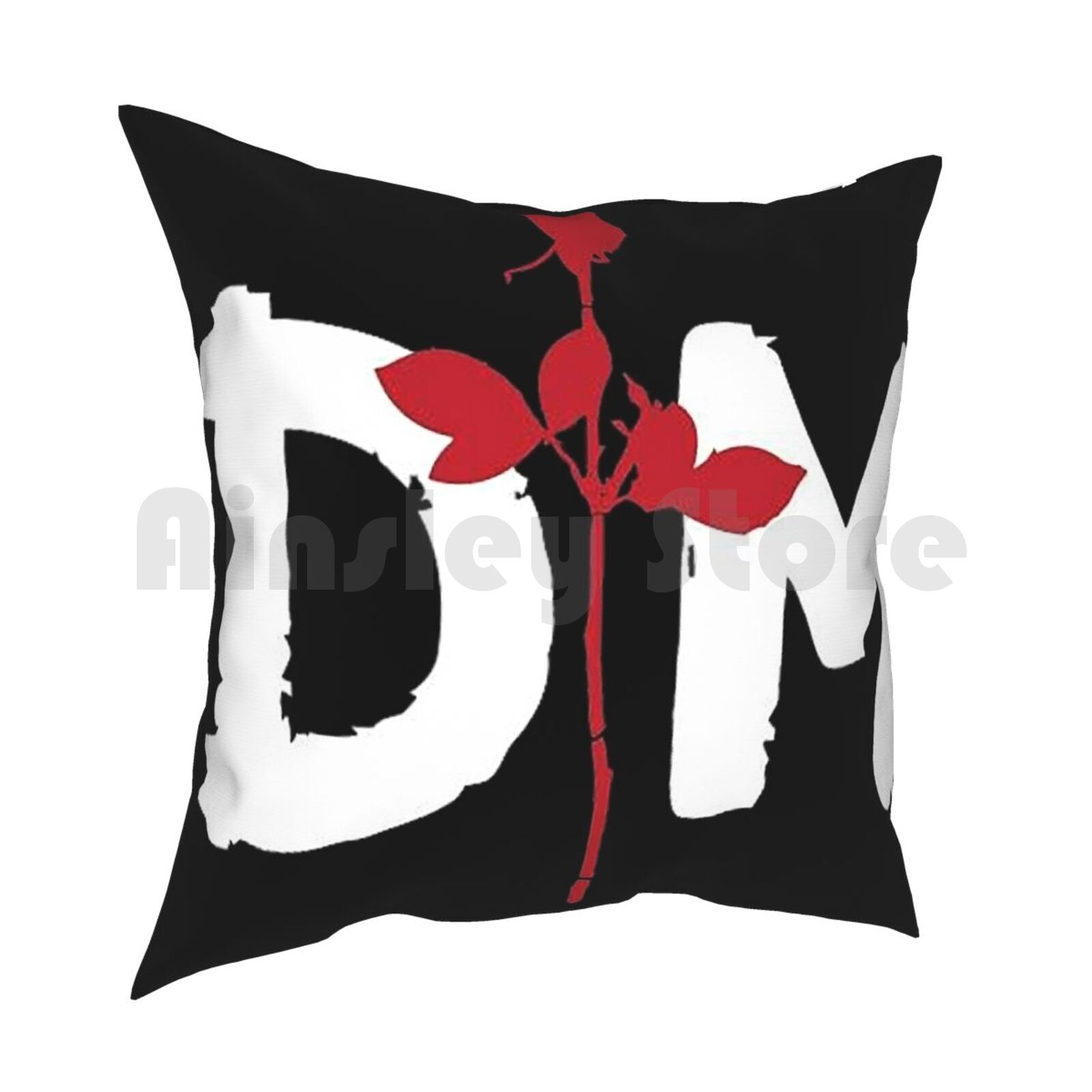 Наволочка Dm Rose Mode с принтом для дома, мягкая, DIY, 80-е, музыка, Dm, восьмидесятые, электронная, New Order, Violator, группа, гот 30cmx30cm