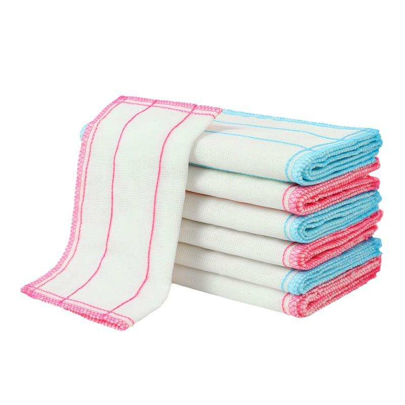Oil-Repellent Lint-Free Cotton Dishcloth - Thick, Easy to Clean, Stain Removal Household Cloth
