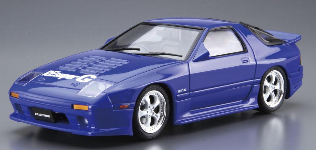 Aoshima Bunka Kyozai Scale The Tuned Car Series 58 Mazda RE Amemiya FC3S 1989 Plastic Model (AOSHIMA) 1/24 No. RX-7