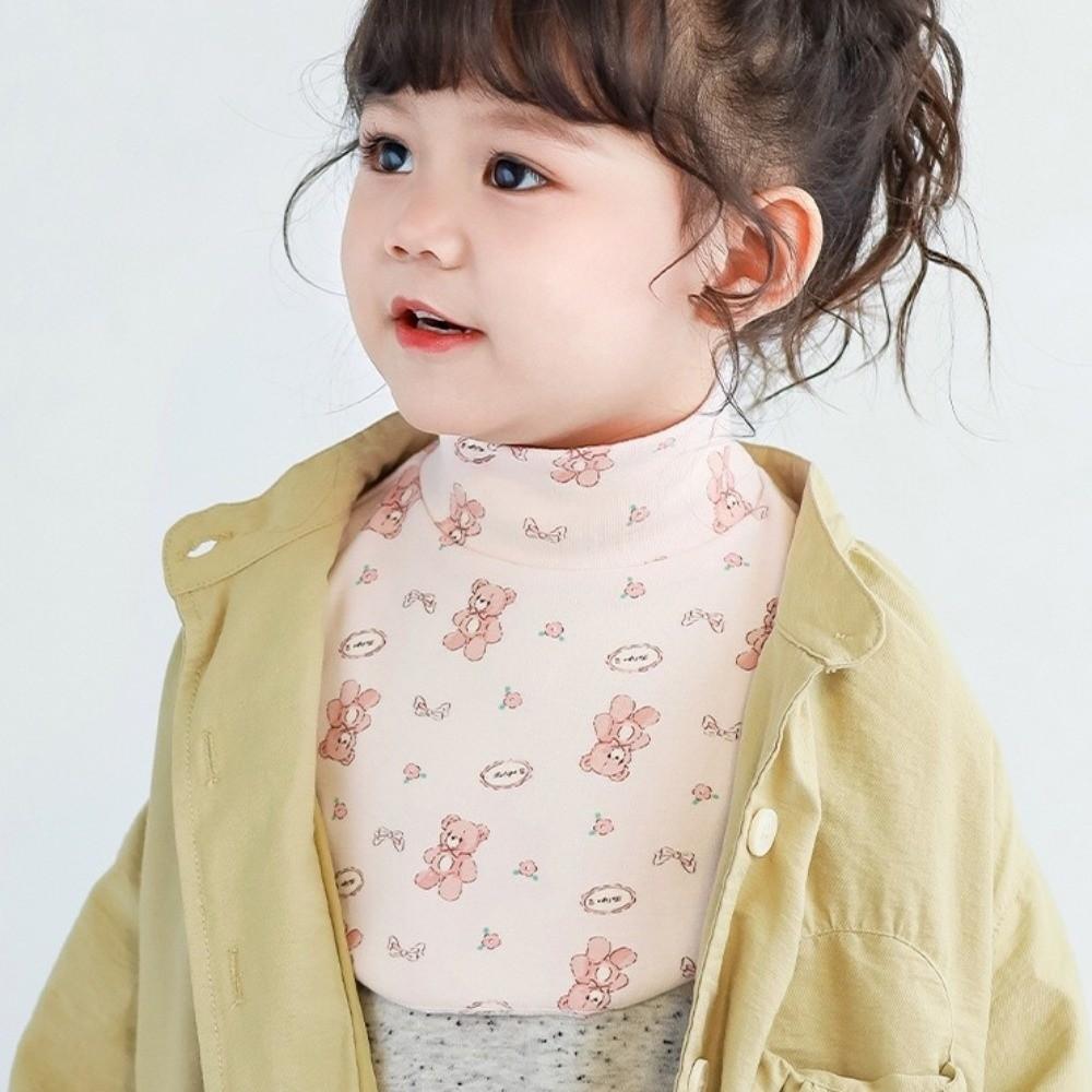 Solid Color Toddler Neck Warmer Detachable Hijab Extensions New Mock Neck Cover For Boys Girls