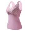 Winter New Double-sided Polished Pro-oxygen Velvet Thermal Vest for Women with Chest Pad Large Size Seamless Women's Thermal Underwear