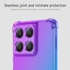 Shockproof Gradient Silicone Case for Motorola Edge 60 Fusion 60S Rainbow Color Anti-Knock Airbags Cover for Moto Edge 60 Stylus