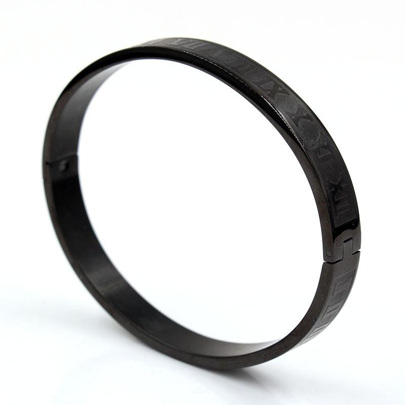 Geometric Stainless Steel Letter Bracelets For Men And Women Trendy Punk Accessories