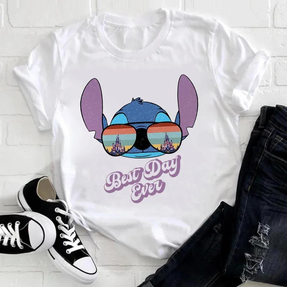 Kawaii T-shirt Cartoon Little Mermaid Print Short Sleeve T Shirt Fashion Streetwear Fashion Unisex Clothing Tops