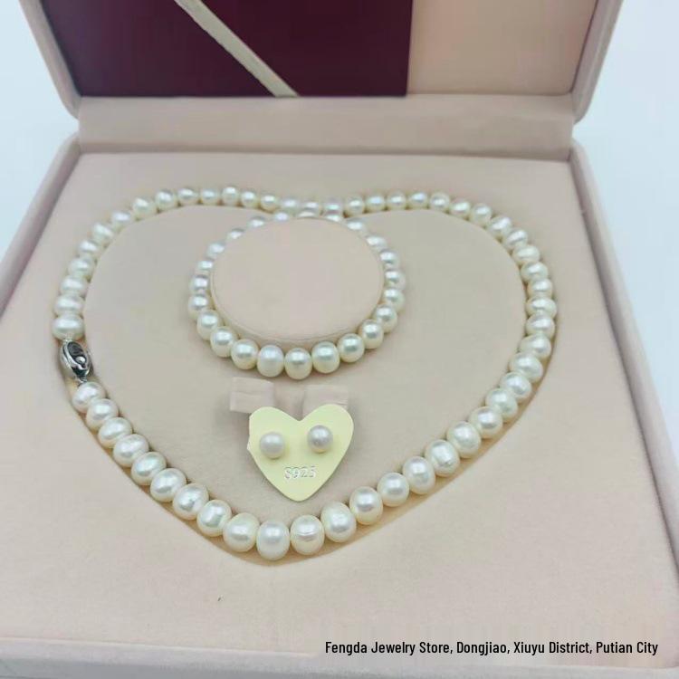 Elegant Red Water Drop Pearl Necklace - Mother s Day Gift Special.