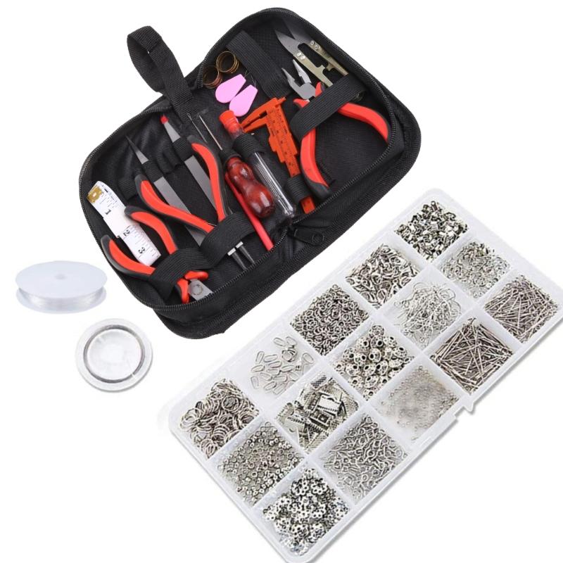 

Jewelry Making Kit Jewelry Making Supplies Jewelry Tools Kit Wire Wrapping Kit with Jewelry Making Tools Charms Jewelry 1