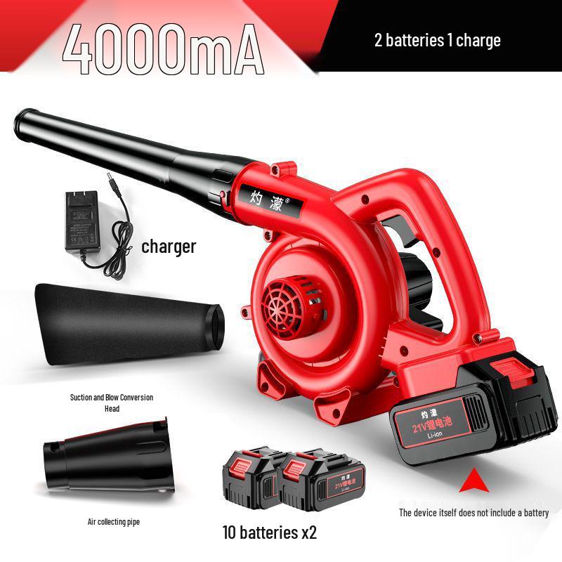 High-Power 24V Excavator Dust Collector & Filter Blower - 12V/220V Vacuum Cleaner
