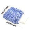 Car Wash Mitts Microfiber Double-Sided Scratch Free Microfiber Washing Gloves Auto  Detailing Cleaning Lint Free Wash Glove