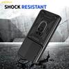 For Motorola Moto G86 Power 5G Case Kickstand PC+TPU Phone Cover with Camera Lens Slider