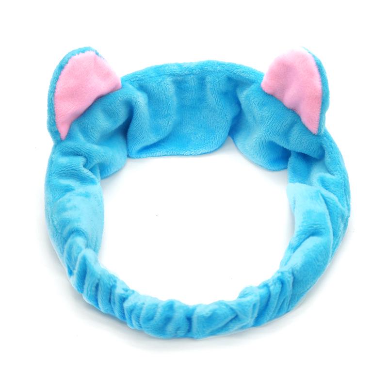 Korean Cat Ear Headband: Cute Cartoon Hair Accessory for Face Washing, Makeup, Sports, and Gift