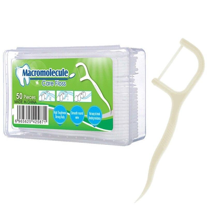 3 bucăți de ață dentară polimerică ață de înaltă întindere ață dentară de îngrijire bucală Stick de ață dentară de unică folosință ață dentară de unică folosință