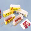 100Pcs Hot Dog Packaging Box Paper Disposable Party Tableware Food Serving Tray For Caterers Catering Boxes