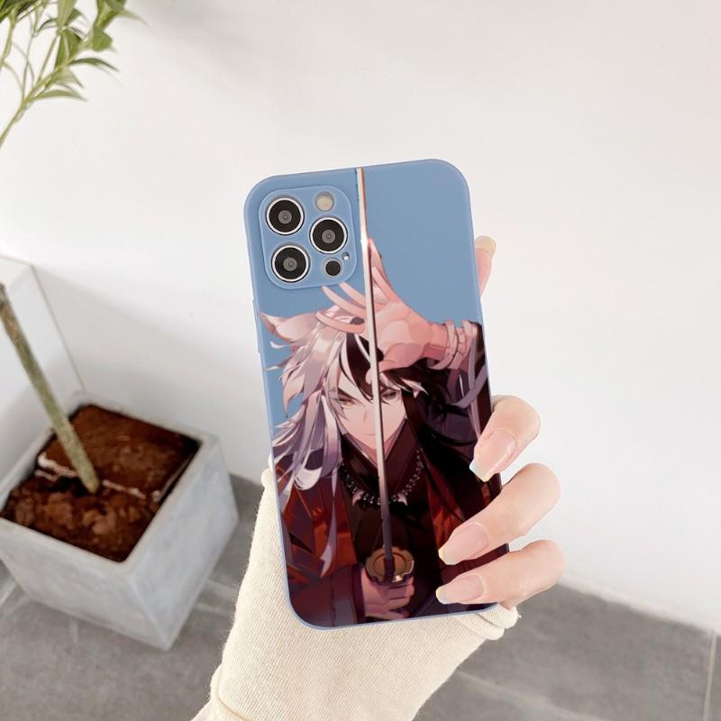 Inuyasha Sesshomaru Phone Case For IPhone 14 11 12 13 Pro Max X XR XSMax 6 6S 7 8 Plus SE 2022 Soft Square Color Phone Cover