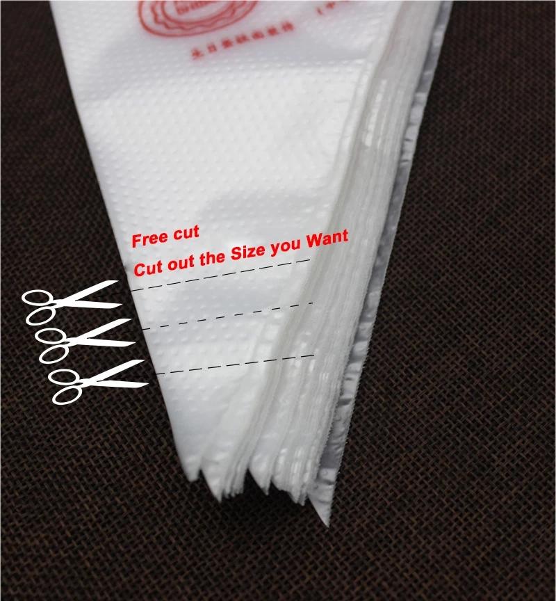 100 STÜCKE Einweg-spritzbeutel S/M/L Süßwarenbeutel Kuchencreme Zuckerguss Fondant Dekoration Küche Backen Spritzbeutel Werkzeuge