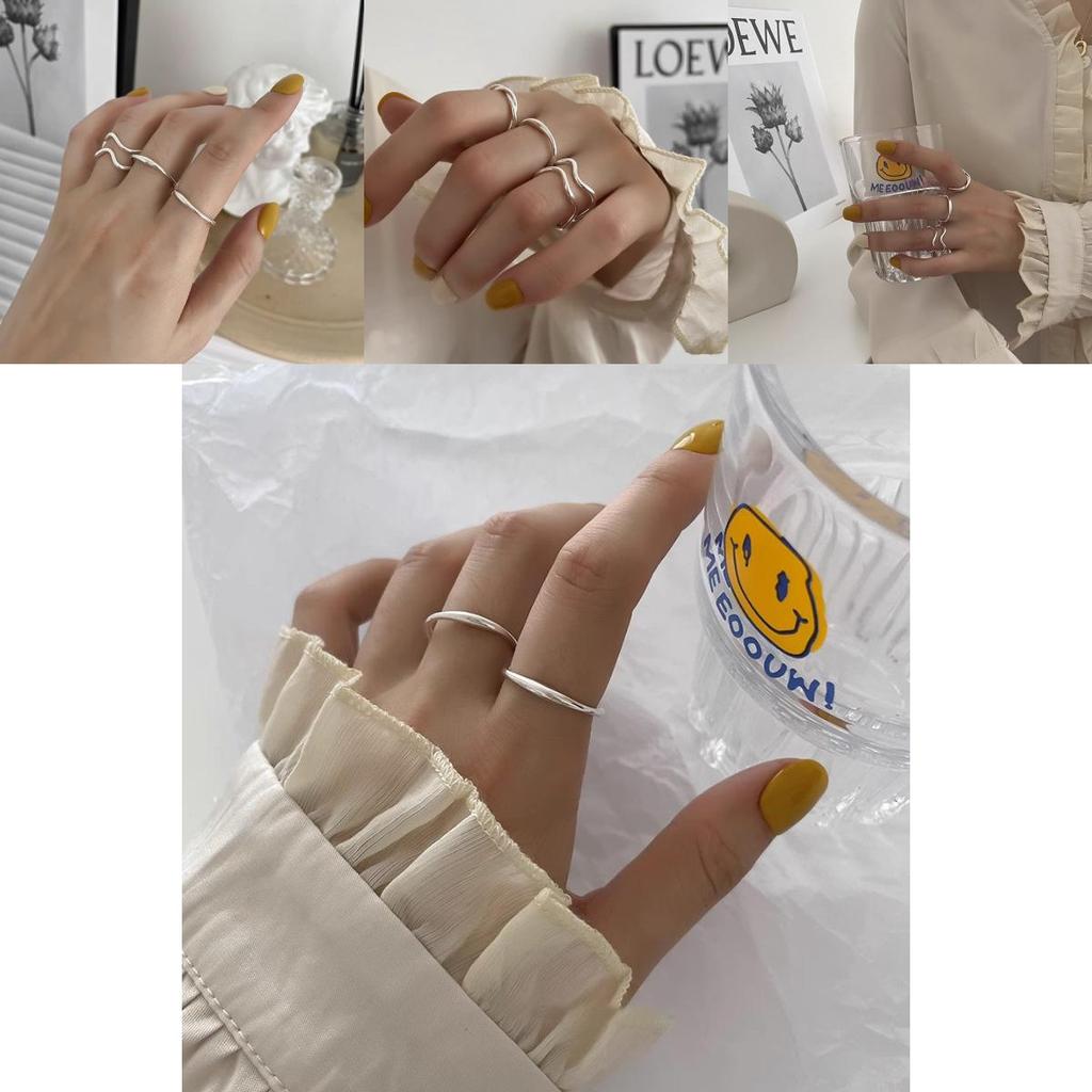 Minimalist Copper Geometric Ring For Women Stylish Adjustable Open Ring Design