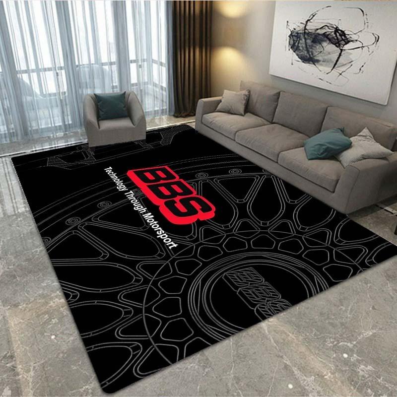 Motorsport Large Carpet Rug for Home Living Room Bedroom Sofa Doormat Decor Kids Play Area Rug Carpet Non-slip Floor Mat