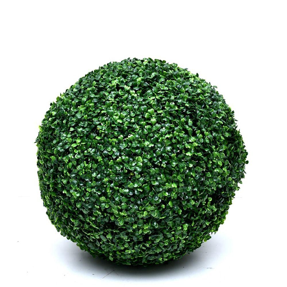 Decoration Props Artificial Green Grass Ball Green Purple Greenery Plants Ball  Home Decoration