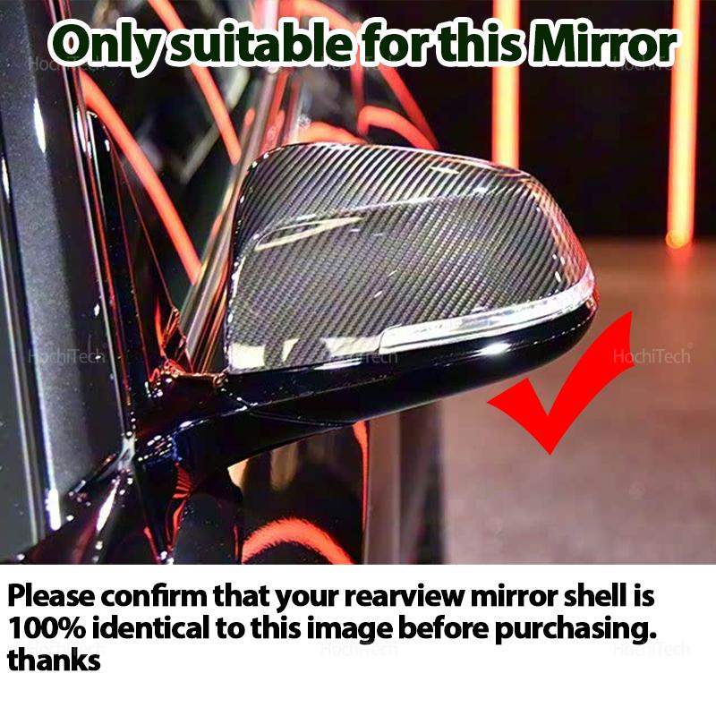 F20 F21 F22 F30 Real Carbon Fiber Side Door Rearview Side Mirror Cover Cap Styling for BMW 1 2 3 4 3 Series F32 F36 X1 F87