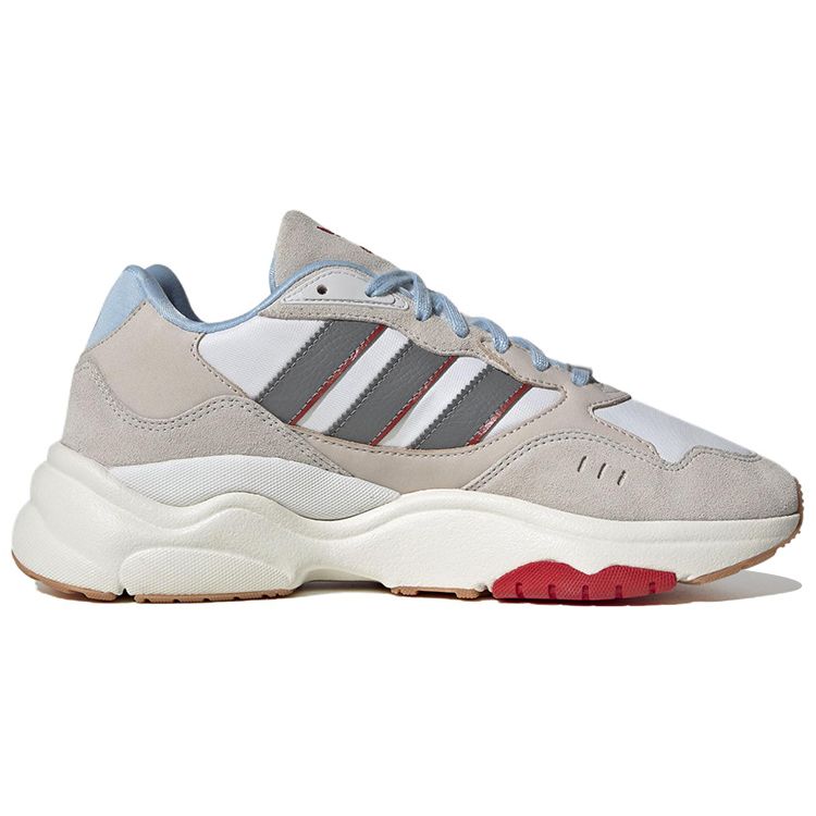Adidas Originals Retropy F90 Non-Slip Wear-Resistant Low-Top Sports Casual Shoes Unisex Sneakers Gray Red Blue HP6384