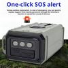 Multifunctional Emergency Radio with Solar Panel Hand Crank USB Charging AM FM SW NOAA Weather 3.5mm Headphone Jack SOS